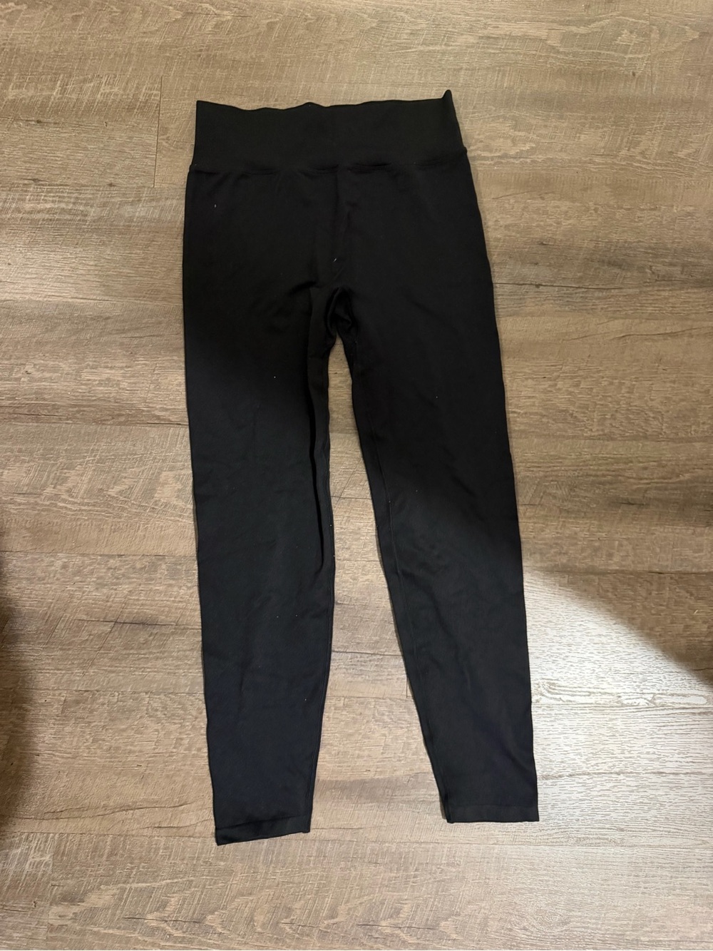 PINK Victoria's Secret Solid Black High-Waist Leggings